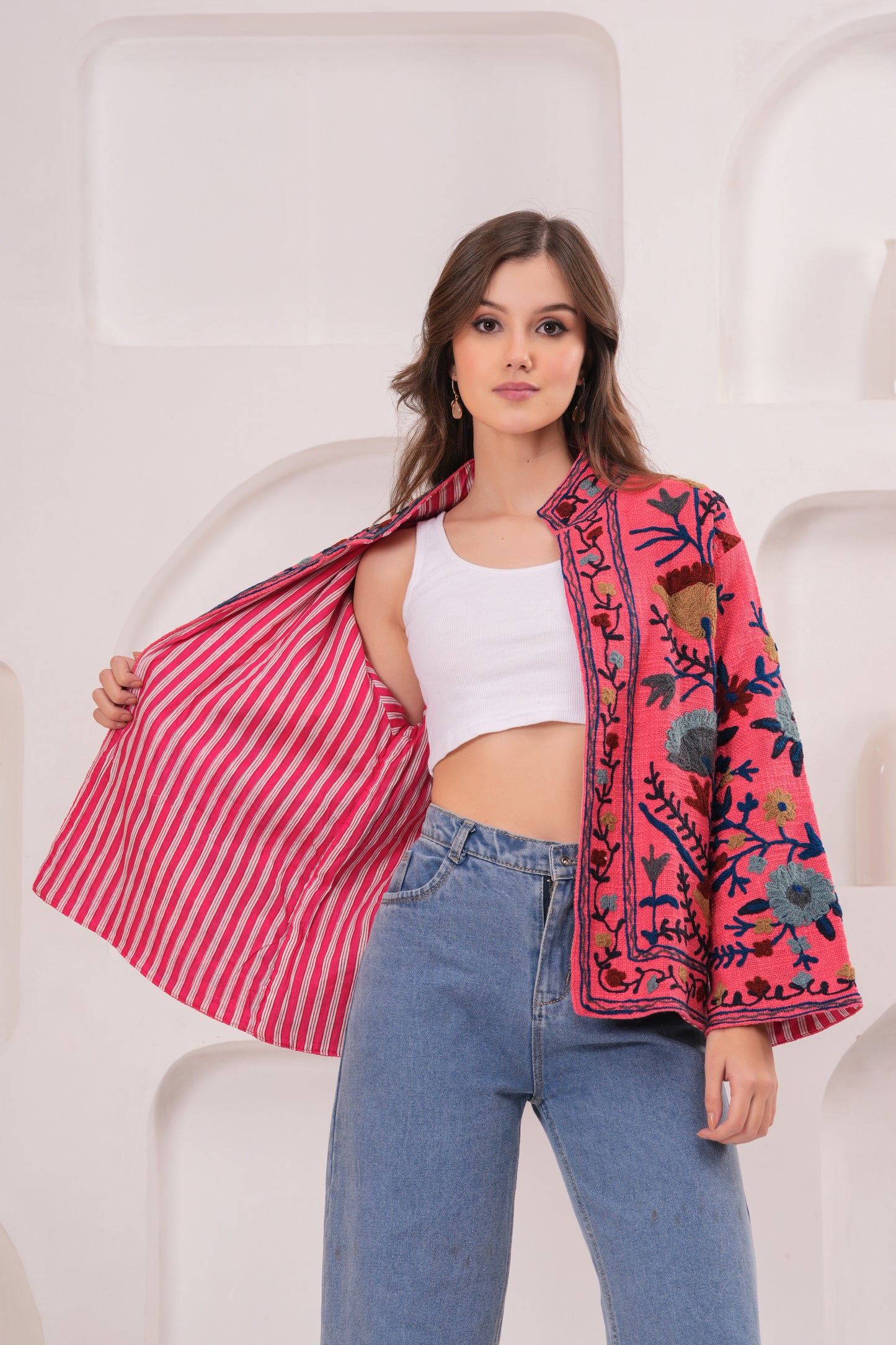 Stitch and Story Jacket | Hand-Embroidered Jackets