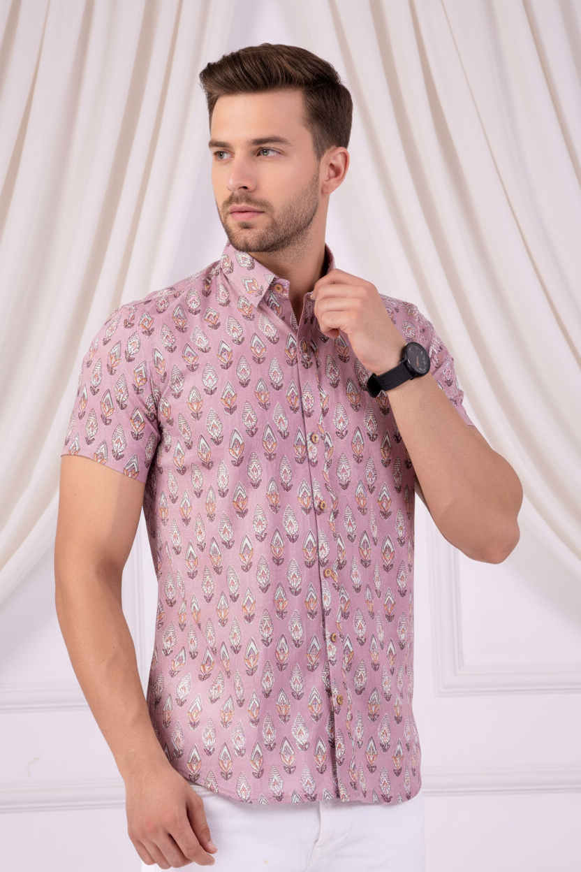 Desert Tradition Designer | Handmade Block Print Premium Cotton shirts for men | Regular Fit