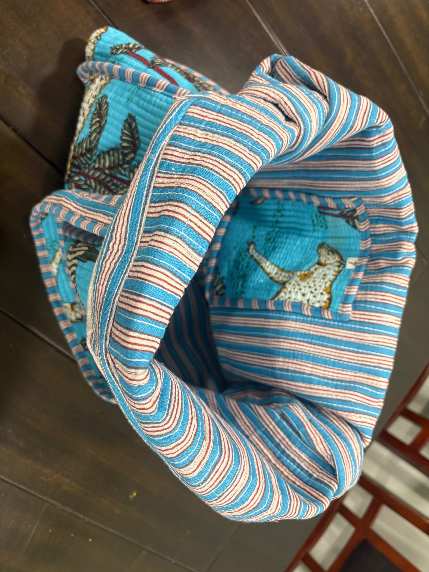 Blue safari Tote