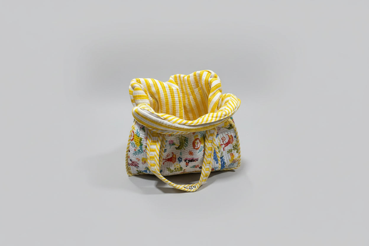 Yellow Dino Tote