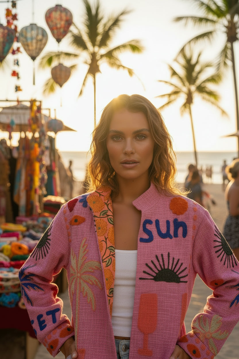Sunlit Bloom Reversible Jacket