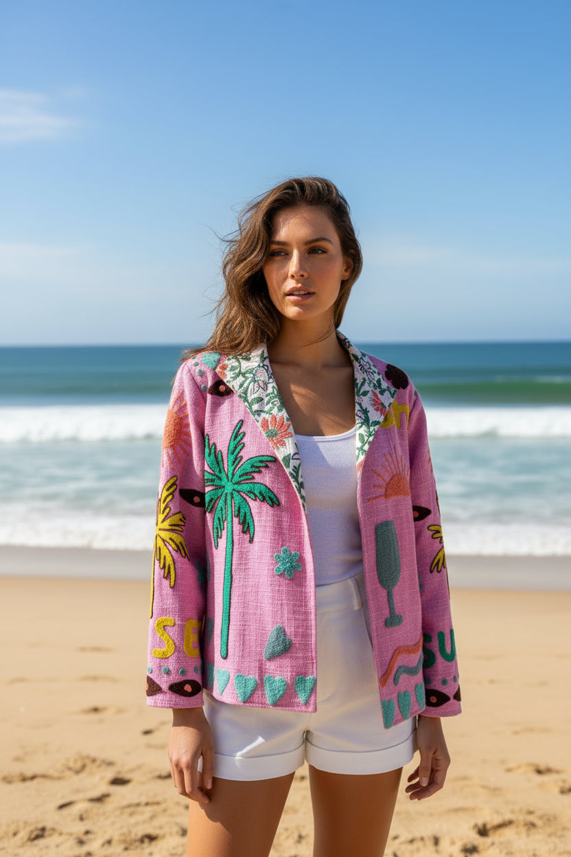 Tropical Daydream Reversible Jacket