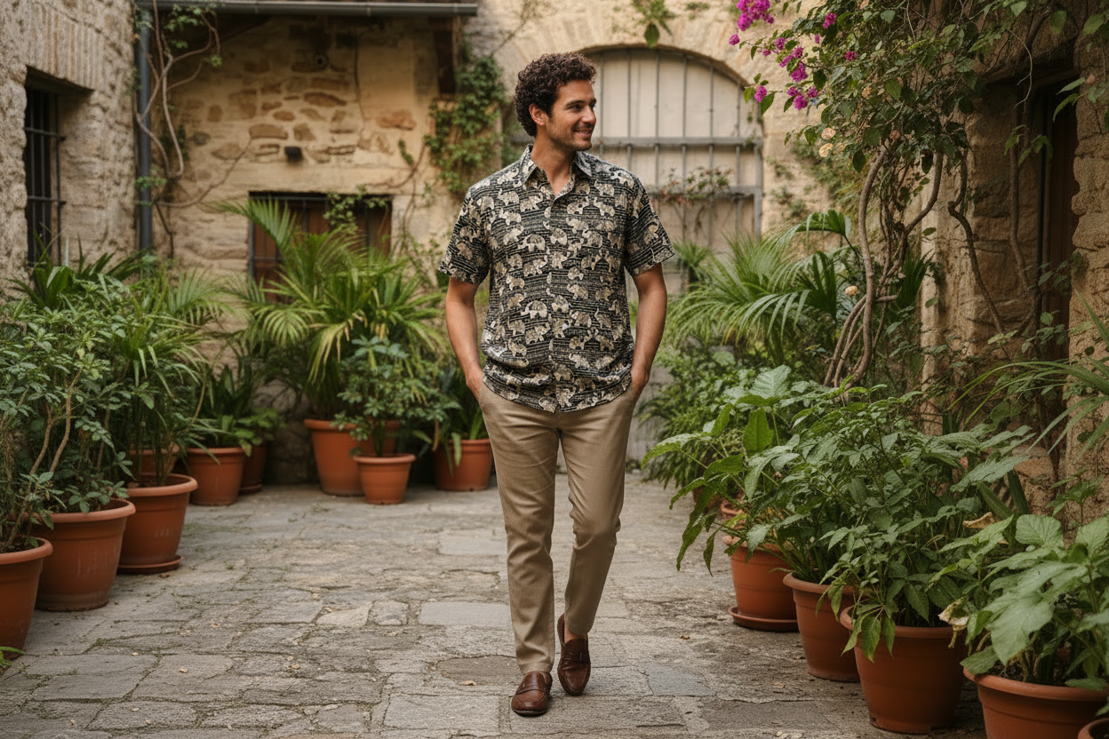 Desert Tradition Designer | Handmade Block Print Premium Cotton shirts for men | Regular Fit