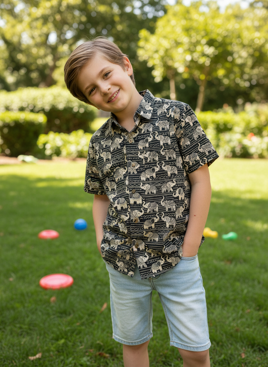 Little Black Elephant Shirt