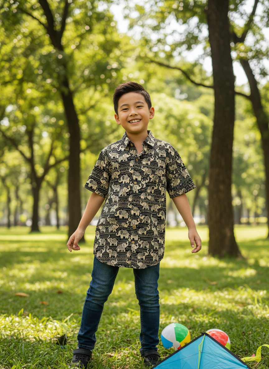 Little Black Elephant Shirt