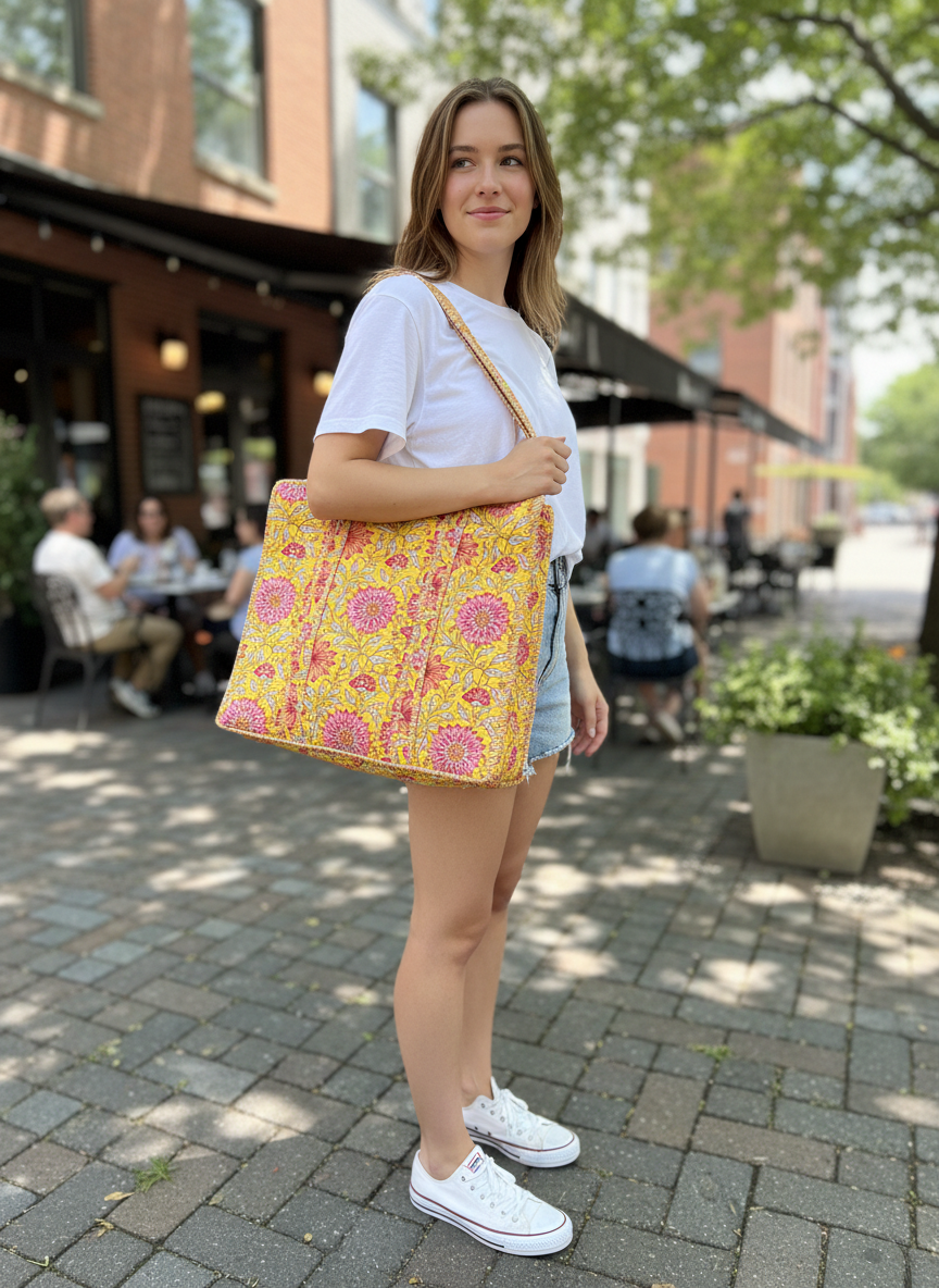 Sunflower Yellow Tote