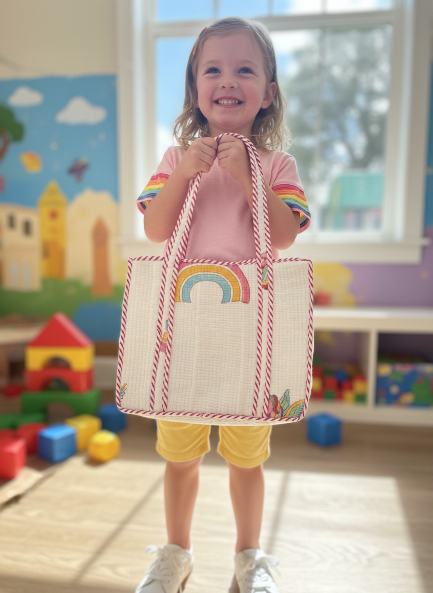 Rainbow Unicorn Tote